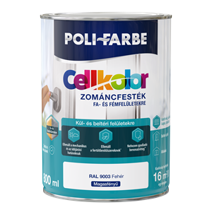 Cellkolor mf. zománc Fehér RAL 9003  0,8L