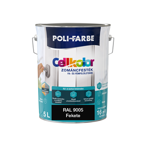 Cellkolor mf. zománc Fekete RAL 9005  5L