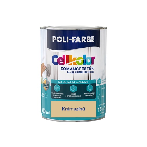 Cellkolor mf. zománc Krémszínű 0,8L