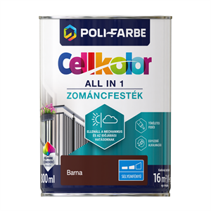 Cellkolor selyemfényű zománcfesték barna 0,8 L