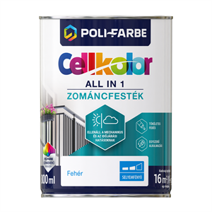 Cellkolor selyemfényű zománcfesték fehér 0,8 L