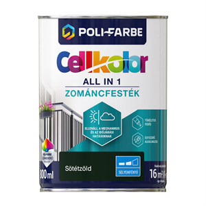 Cellkolor selyemfényű zománcfesték sötétzöld 0,8 L