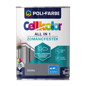 Cellkolor selyemfényű zománcfesték szürke 0,8 L