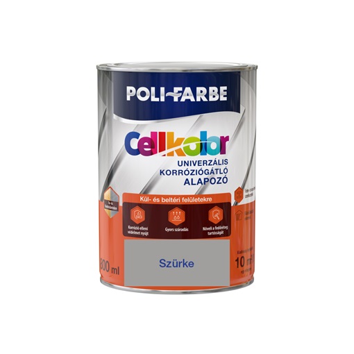 Cellkolor univerzális korróziógátló alapozó Szürke 0,8L