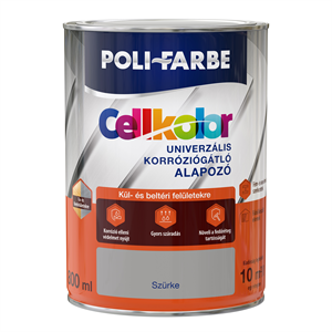 Cellkolor univerzális korróziógátló alapozó Szürke 0,8L