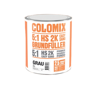 Colomix 2K HS 5:1 Easy Sand töltőalapozó szürke 2,5 L (A komp)