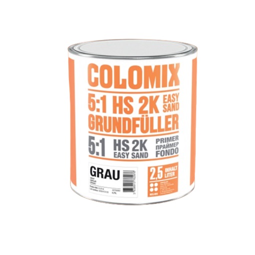 Colomix 2K HS 5:1 Easy Sand töltőalapozó szürke 2,5 L (A komp)