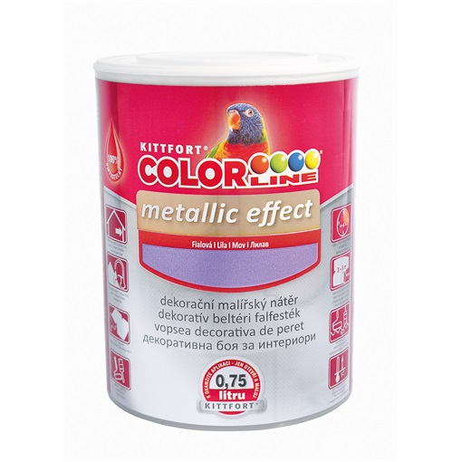Colorline Metallic Effekt 7 Lila fémhatású beltéri falfesték 0,75 L KIFUTÓ
