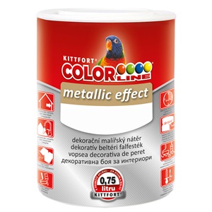 Colorline Metallic Effekt 9 fekete fémhatású beltéri falfesték 0,75 L KIFUTÓ