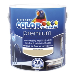 Colorline Prémium színes beltéri falfesték caffé latte 2,5L KIFUTÓ