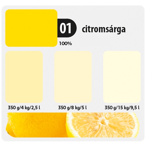 Colorline Színező festék 01 citromsárga 350g