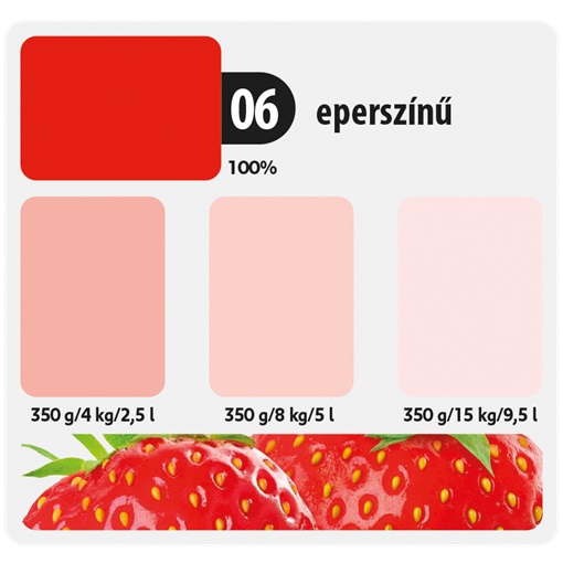 Colorline Színező festék 06 eperszínű 350g