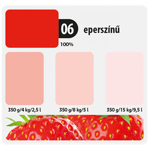 Colorline Színező festék 06 eperszínű 350g