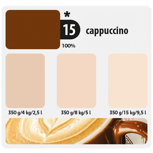 Colorline Színező festék 15 cappuccino 350g