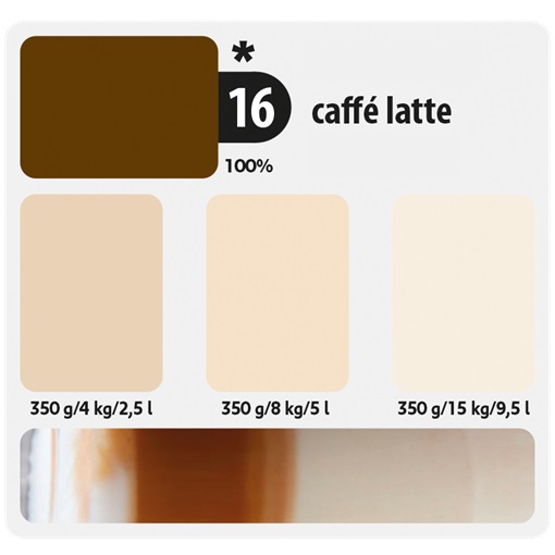 Colorline Színező festék 16 caffe latte 350g
