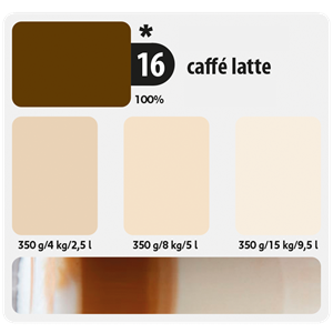 Colorline Színező festék 16 caffe latte 350g