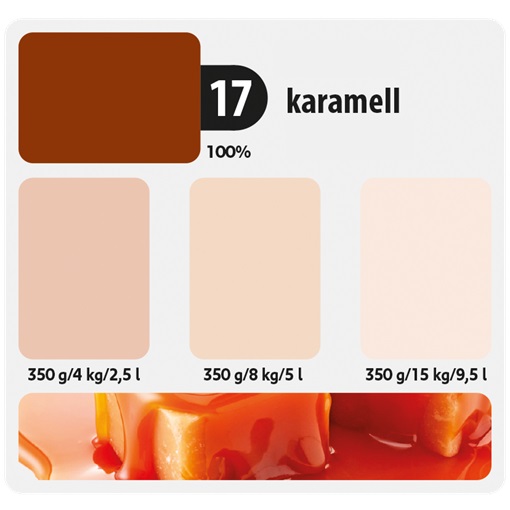 Colorline Színező festék 17 karamell 350g
