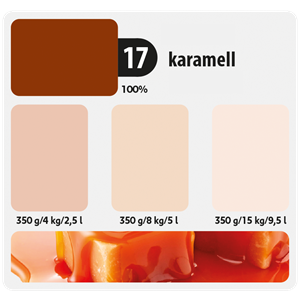 Colorline Színező festék 17 karamell 350g