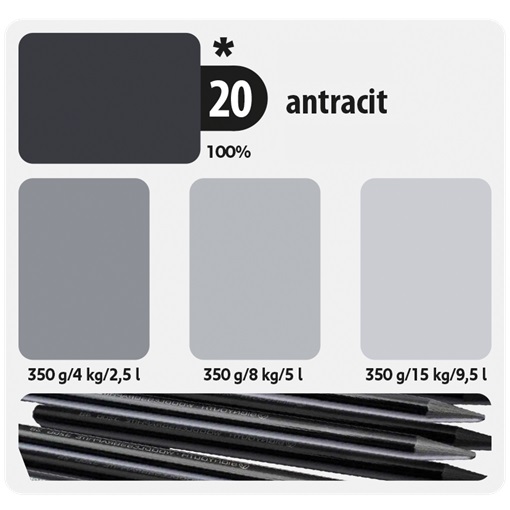 Colorline Színező festék 20 antracit 350g