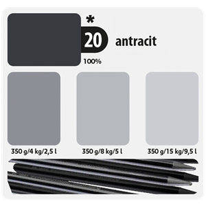 Colorline Színező festék 20 antracit 350g