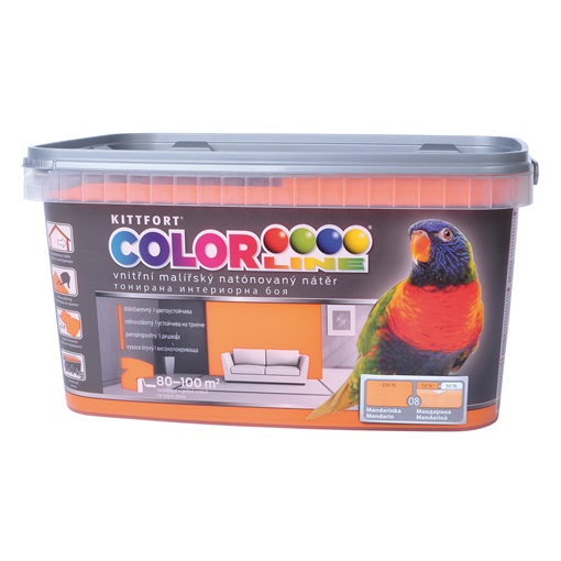 Colorline falfesték 08 mandarin 5 L KIFUTÓ