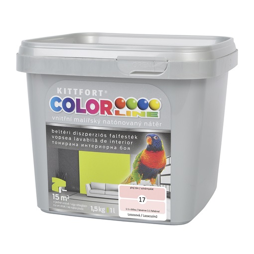 Colorline falfesték 17 lazacszínű 1 L KIFUTÓ