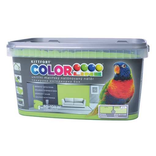 Colorline falfesték 22 pisztácia 2,5 L