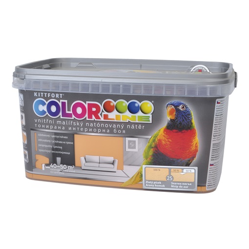 Colorline falfesték 25 aranyhomok 2,5 L KIFUTÓ