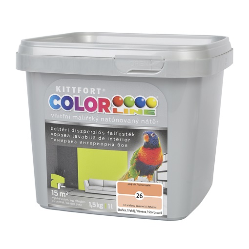 Colorline falfesték 26 fahéj 1 L