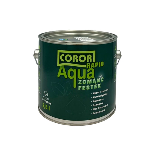 Coror Rapid Aqua Zománcfesték RAL8017 Sötétbarna 2,5 L