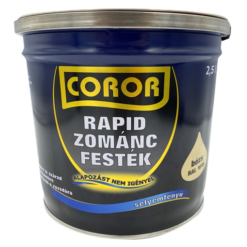 Coror Rapid Zománc bézs RAL1015  2,5 L