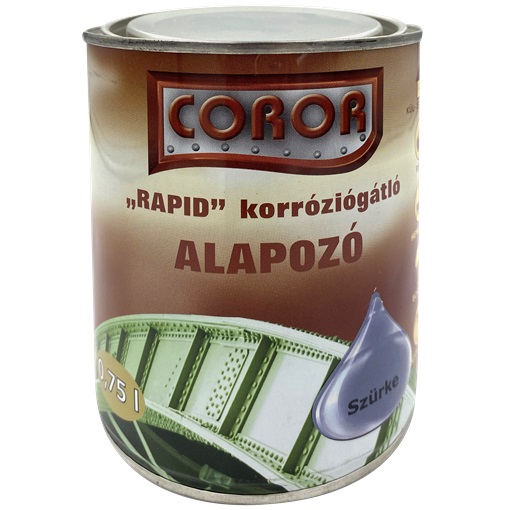 Coror korroziógátló alapozó szürke 0,75 L