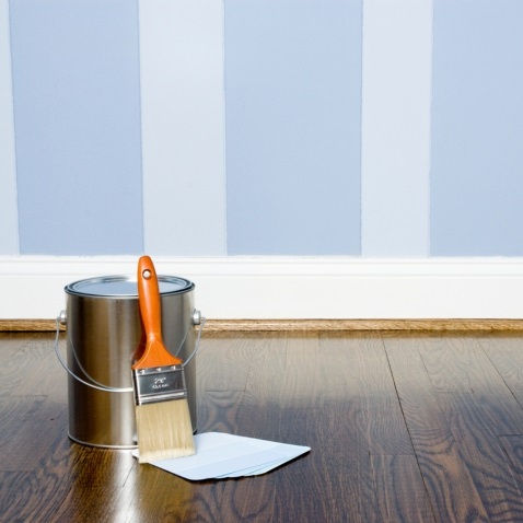 Csíkos fal festése 6 egyszerű lépésben