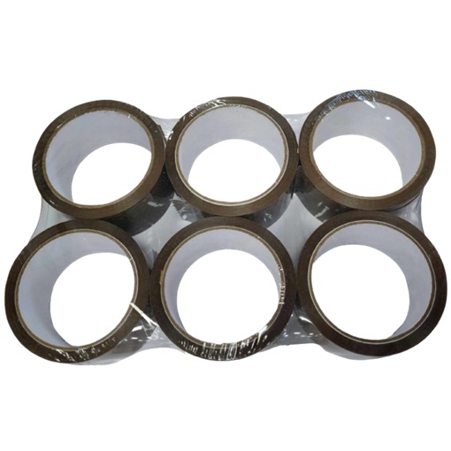 Csomagolószalag barna 66mx48mm 6 db/csomag