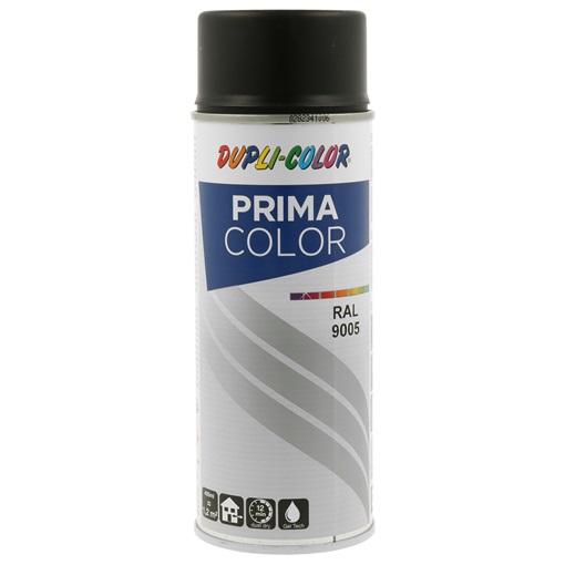 DC Prima RAL9005 Mélyfekete selyemfényű aer. 400 ml 100983 ÚJ