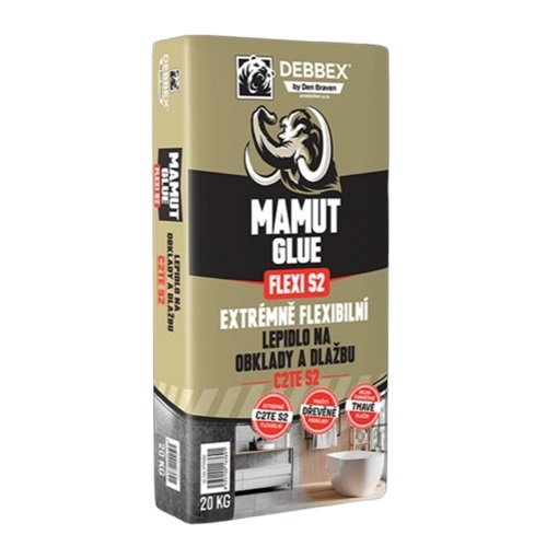 Debbex Csempe és padlólap ragasztó MAMUT GLUE FLEX C2TE S2 20kg