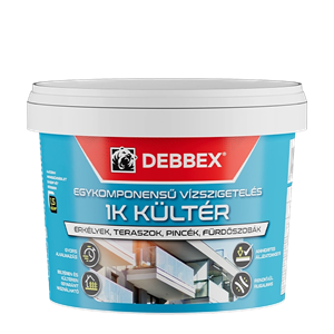 Debbex Egykomponensű vízszigetelés KÜLTÉR  2,5 kg