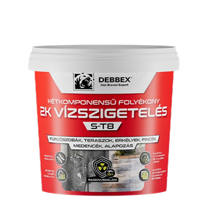 Debbex S-T8 2K folyékony vízszigetelés 14 kg