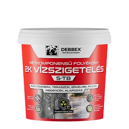 Debbex S-T8 2K folyékony vízszigetelés 14 kg