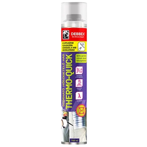 Debbex Thermo-quick szórható hőszigetelő hab 750 ml