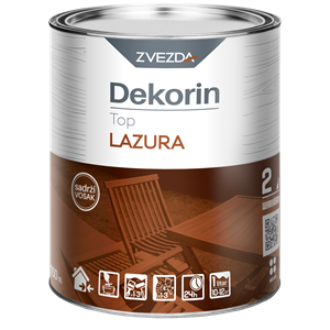 Dekorin Top lazúr ében  5 2,5 L