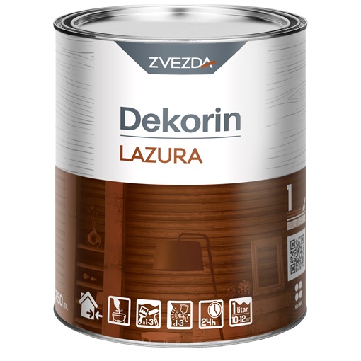 Dekorin vékonylazúr mahagóni  7 5 L