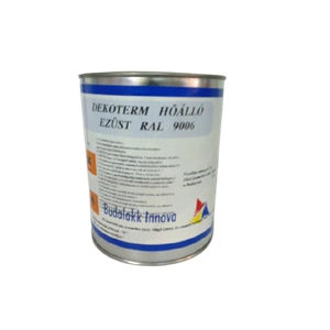 Dekoterm hőálló festék ezüst RAL9006 4 L