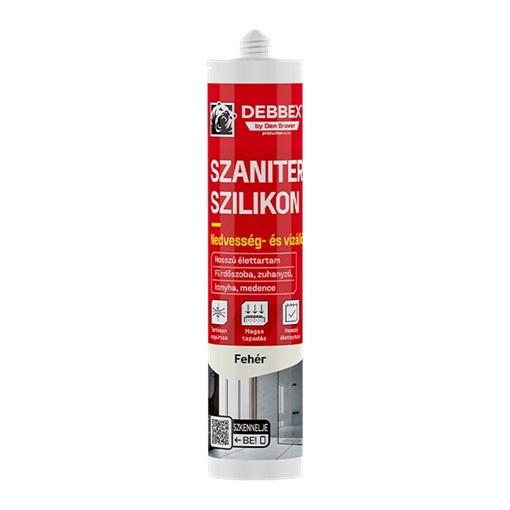 Den Braven Szaniter szilikon fehér 280 ml