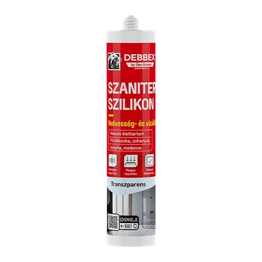 Den Braven Szaniter szilikon traszparens 280 ml