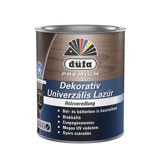 Düfa Premium Holzveredlung fanemesítő lazúr színtelen 0,75 L