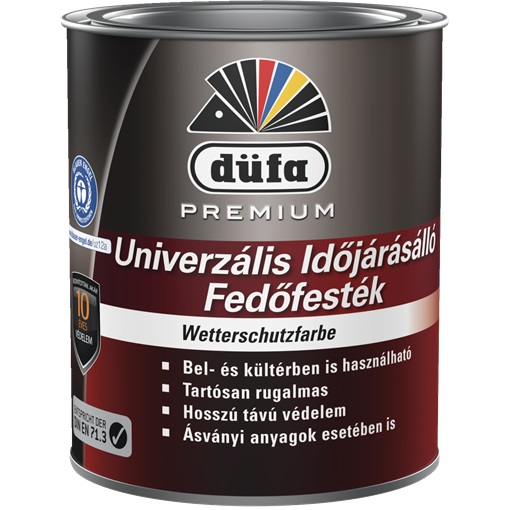 Düfa Premium Wetterschutzfarbe időjárásálló festék barna 2,5 L