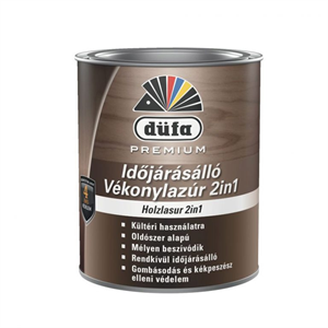 Düfa Premium vékonylazúr 2in1 (Holzlasur) dió 2,5 L