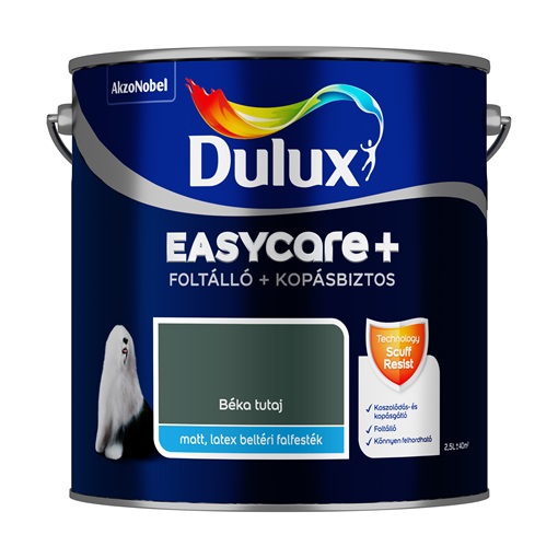 Dulux EasyCare Plus folt- és karcálló falfesték  Béka tutaj 2,5 L