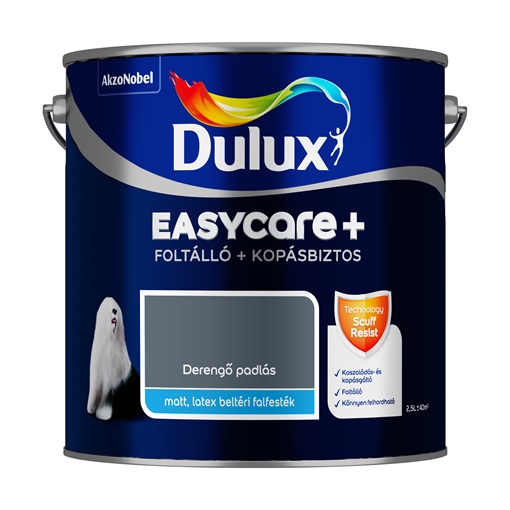 Dulux EasyCare Plus folt- és karcálló falfesték  Derengő padlás 2,5 L
